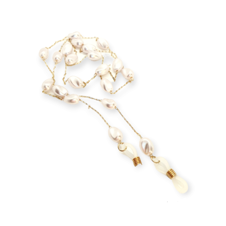 glasschain with big pearl gold2